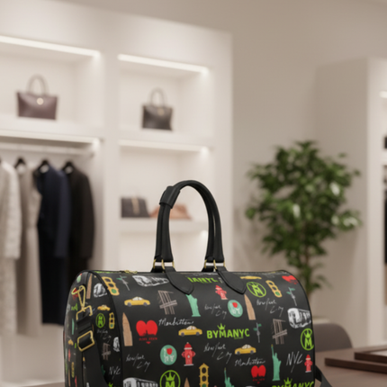 Tote Bag CITYSCAPE – BYMANYC ® New York Eco Vegan Handbag