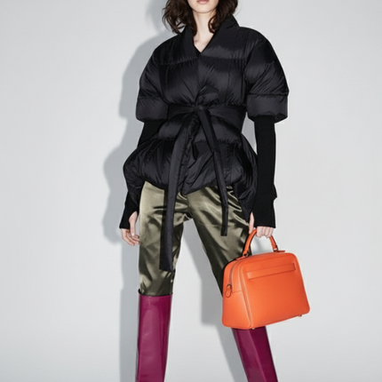 Tribeca Pleated Puffer Jacket BYMANYC ® New York