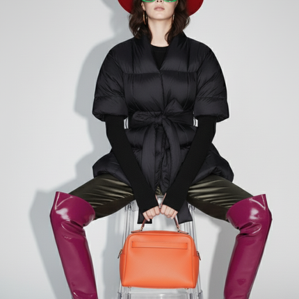Tribeca Pleated Puffer Jacket BYMANYC ® New York