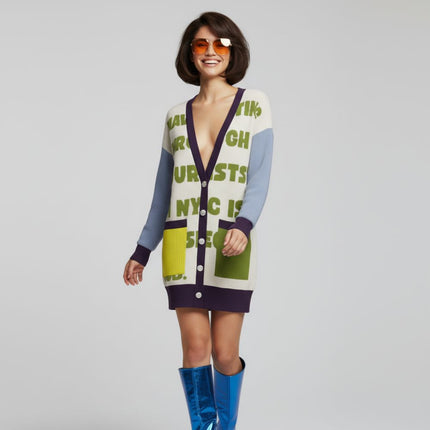 UNION SQUARE Long Cardigan Dress BYMANYC ® New York