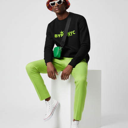 Unisex Organic Sweatshirt LOVE NYC – BYMANYC ® New York | Vegan Streetwear