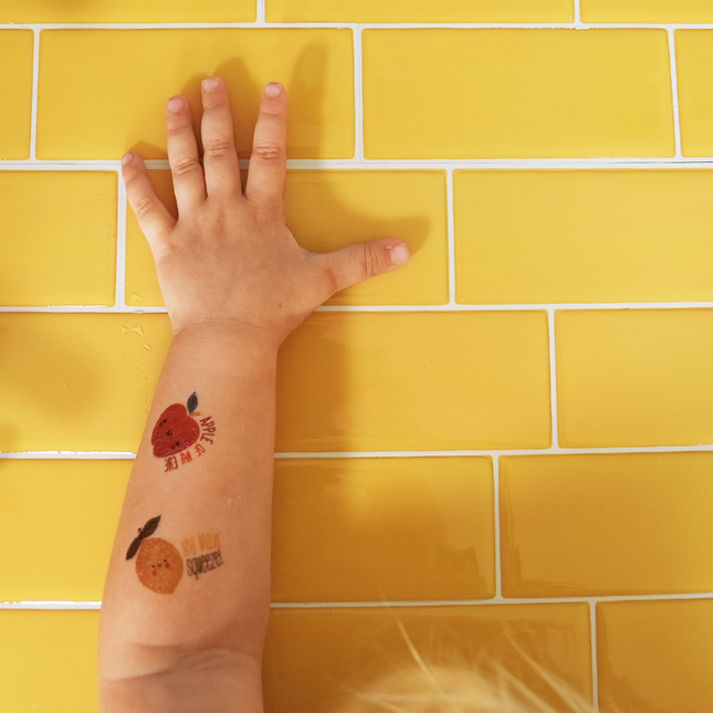 Little Chef Temporary Tattoos — 9 Designs
