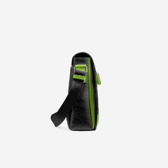 Vegan Urban Stripe Messenger Bag 16” | BYMANYC ® New York Downtown Edge