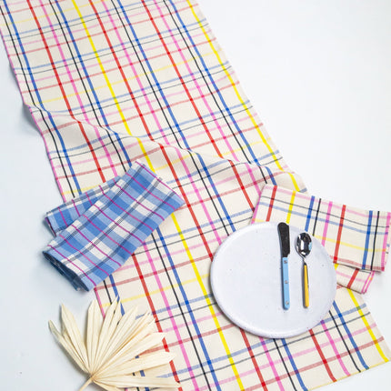 Vera Plaid Runner