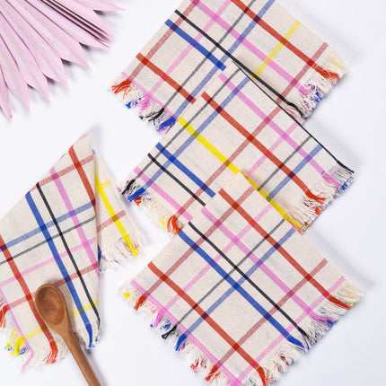 Vera Plaid Party Napkin