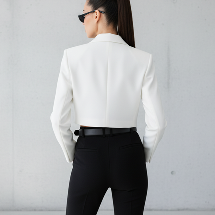 Versatile Stand Collar Blazer, Manhattan | BYMANYC ® New York
