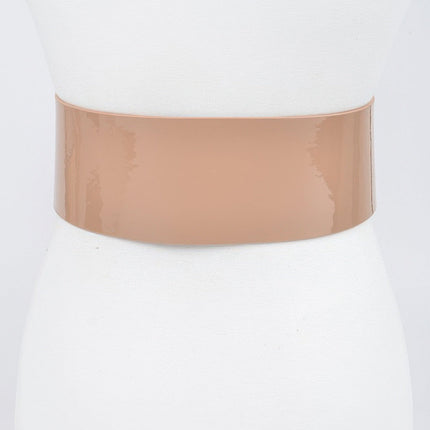 Harlem Wide Enamel-Detail Waist Belt