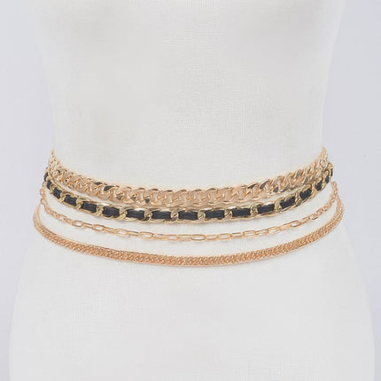 Brooklyn Layered Chain Belt