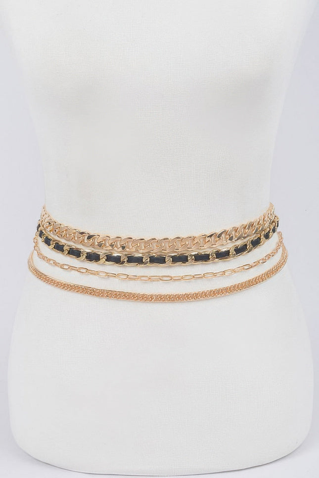 Brooklyn Layered Chain Belt