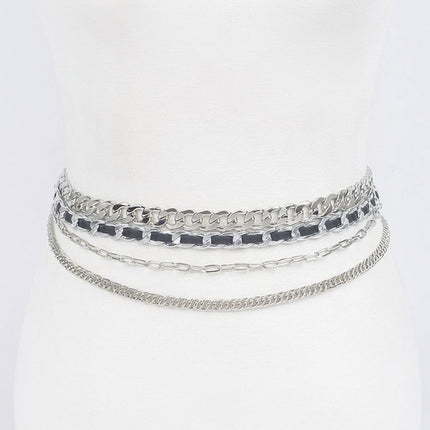 Brooklyn Layered Chain Belt