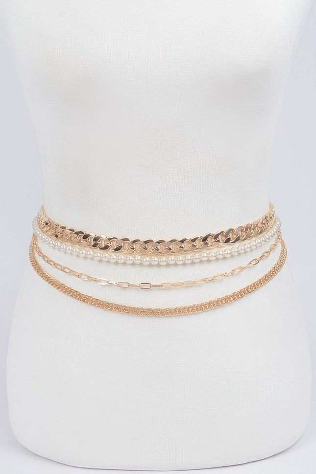 Bowery Multi-Layer Chain Belt