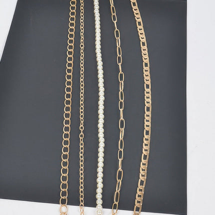 Dumbo Slim Layered Chain Belt