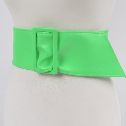 Hudson Wide Faux-Leather Waist Belt