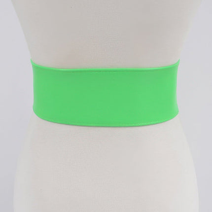 Hudson Wide Faux-Leather Waist Belt