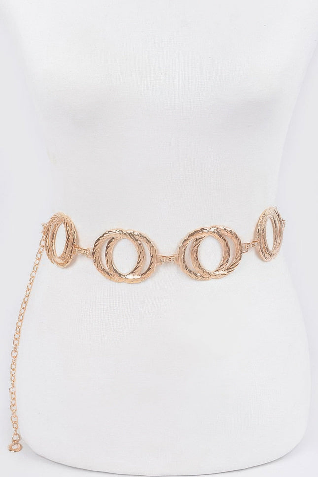 Chelsea Double-Ring Chain Belt