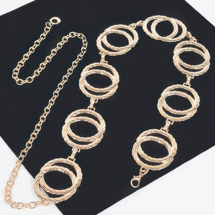 Chelsea Double-Ring Chain Belt