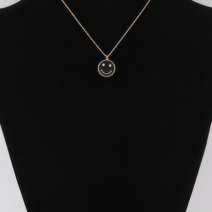 Smiley Face Pendant Necklace
