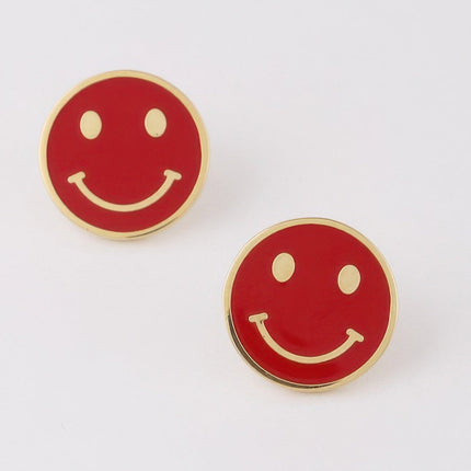 Smiley Face Stud Earrings