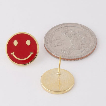 Smiley Face Stud Earrings