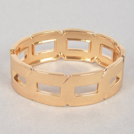Polished Chain Metal Bracelet