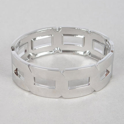 Polished Chain Metal Bracelet