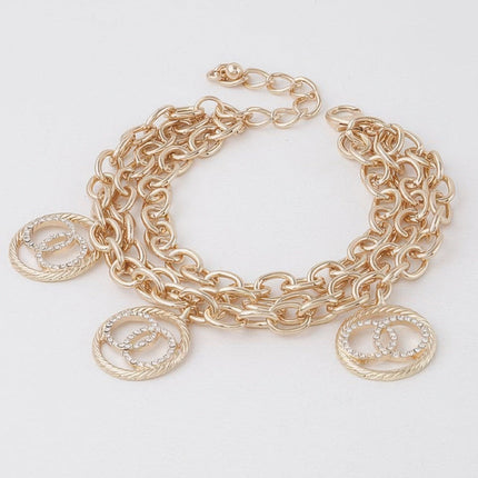 Multi OO Charm Bracelet