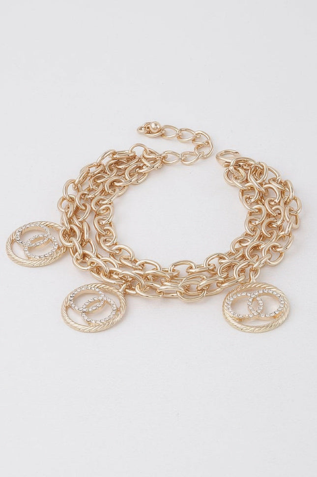 Multi OO Charm Bracelet
