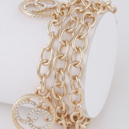 Multi OO Charm Bracelet