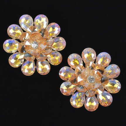 Rhinestone Studded Statement Earrings