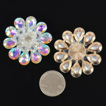 Rhinestone Studded Statement Earrings