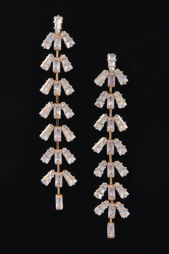 Rhinestone Drop Earrings