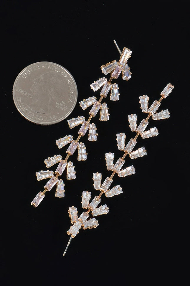 Rhinestone Drop Earrings