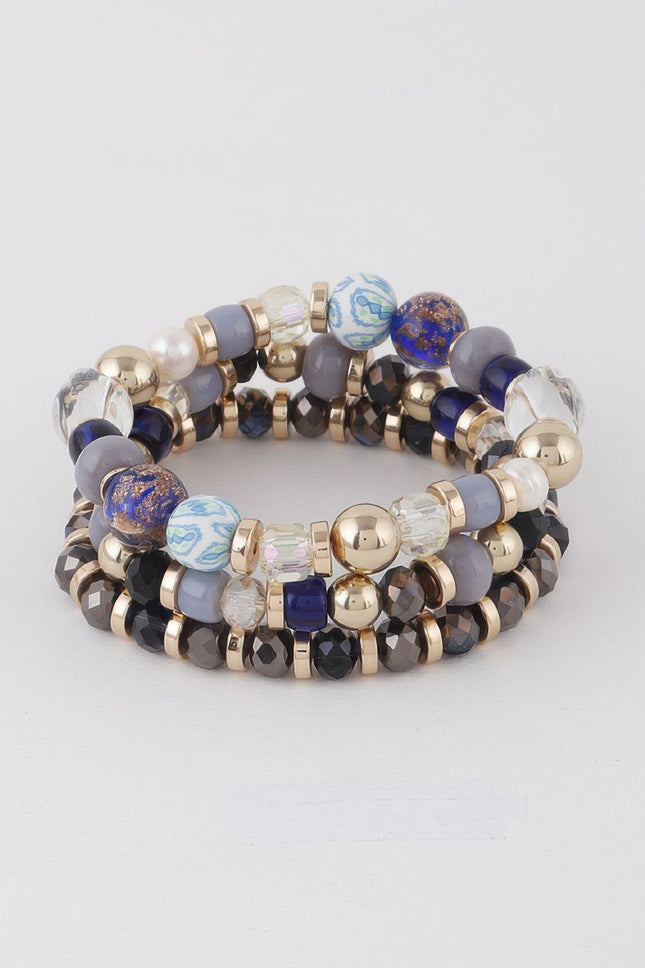 Decorative Stone & Bead Bracelets