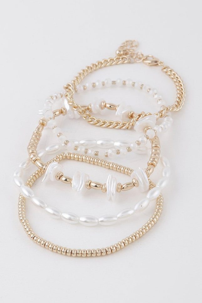 Multi Bead & Stone-Style Bracelets