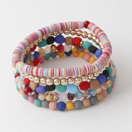 Bead & Crystal-Style Accent Bracelet
