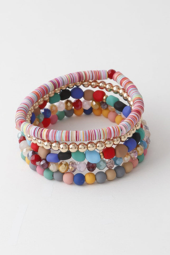 Bead & Crystal-Style Accent Bracelet