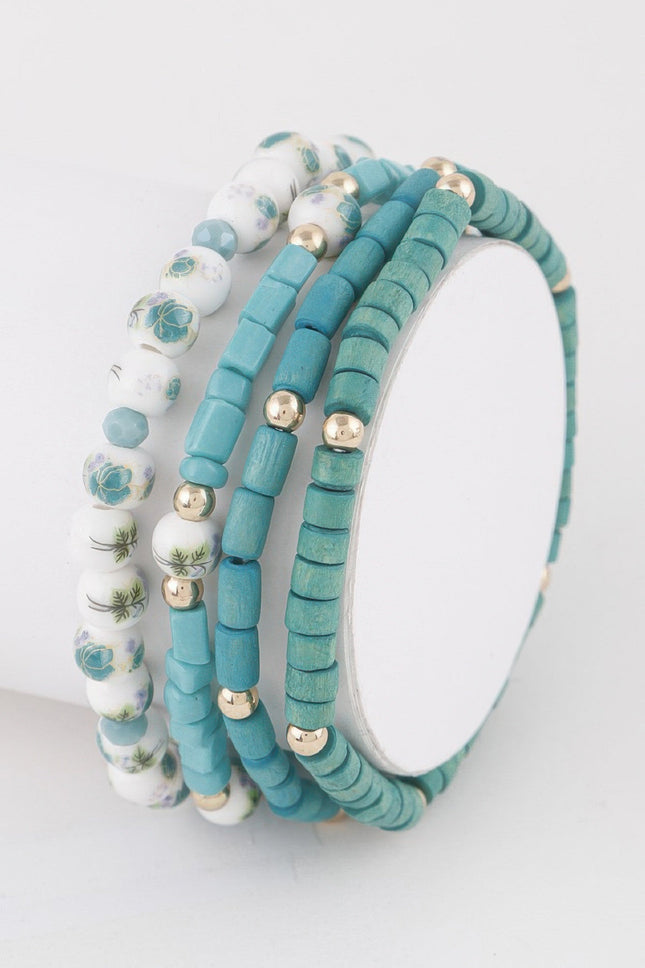 Nature-Inspired Beaded Bracelet