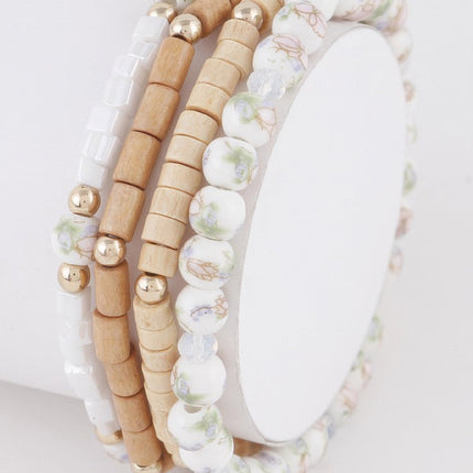 Nature-Inspired Beaded Bracelet