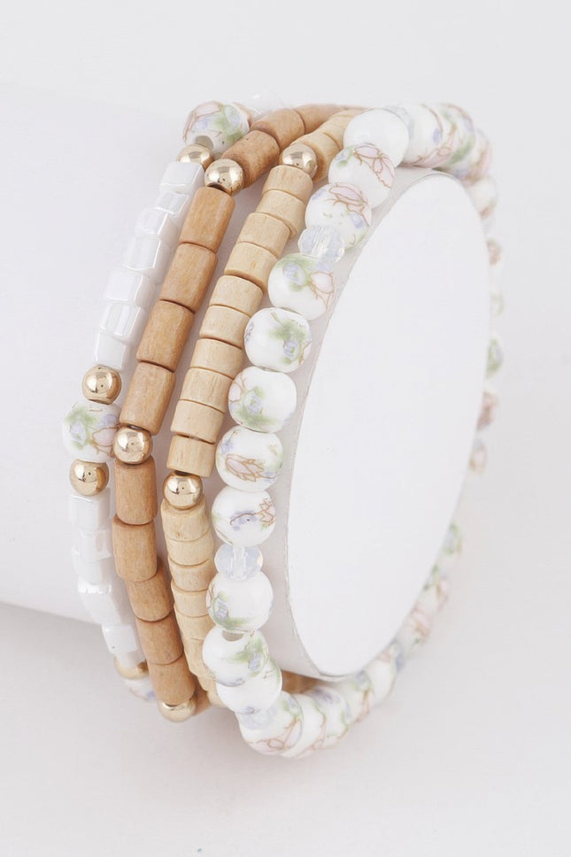 Nature-Inspired Beaded Bracelet