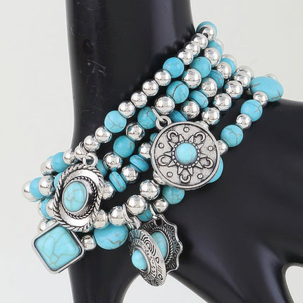 Summer Hat Antique-Style Beaded Bracelet