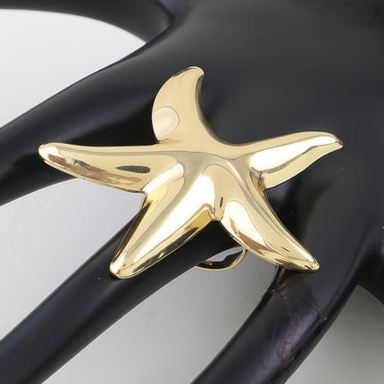 Polished Starfish Statement Ring