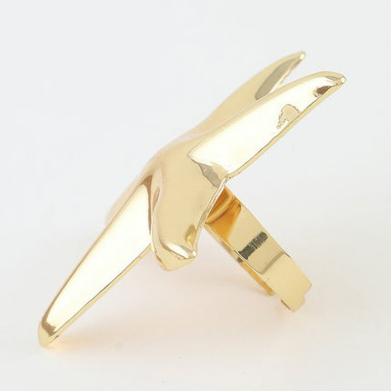 Polished Starfish Statement Ring