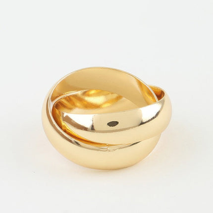 Polished Intertwined Band Ring