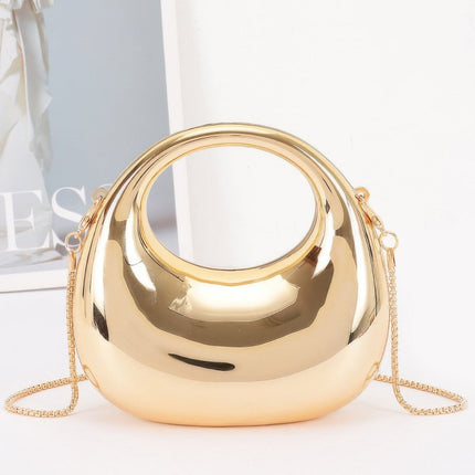 Acrylic Dome Mini Bag with Chain Strap