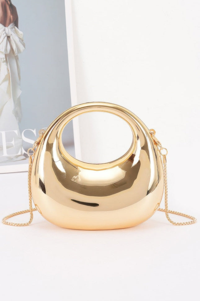 Acrylic Dome Mini Bag with Chain Strap