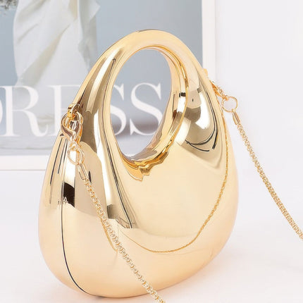 Acrylic Dome Mini Bag with Chain Strap