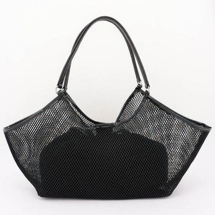 Mesh Tote Bag with Removable Liner