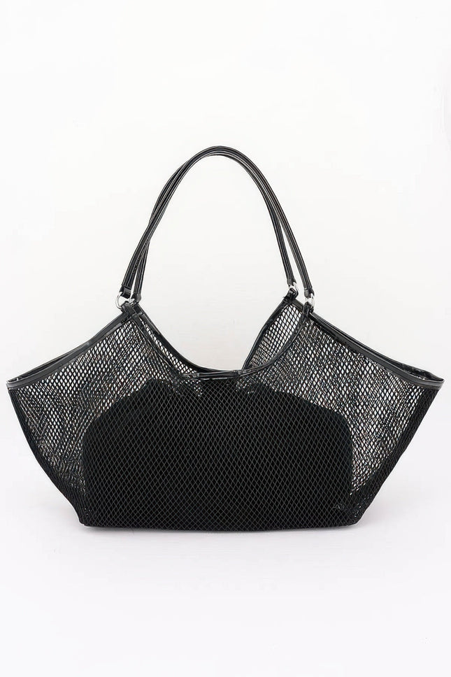 Mesh Tote Bag with Removable Liner
