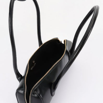 Rectangular Faux-Leather Shoulder Bag