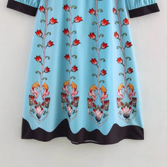 Waist-Cinched Floral Dress, The Met | Women - BYMANYC ® New York